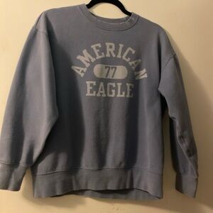 American Eagle Outfitters Light Blue Crewneck sweatshirt